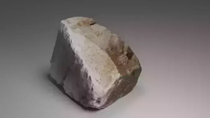Photoscanned stone with polycam