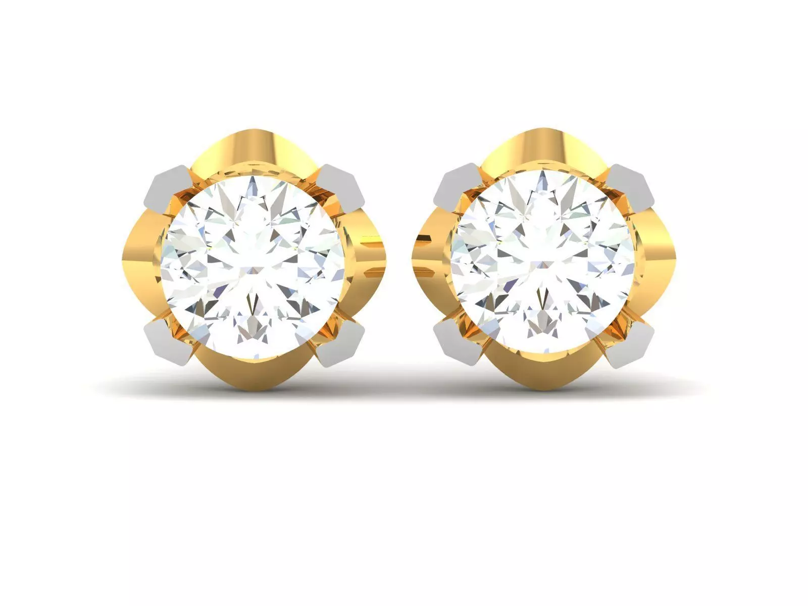 Diamond Earring for Women 3D print model_0