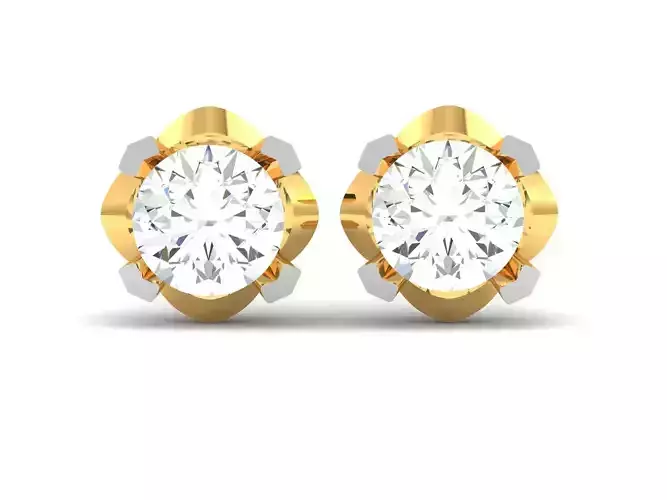 Diamond Earring for Women 3D print model