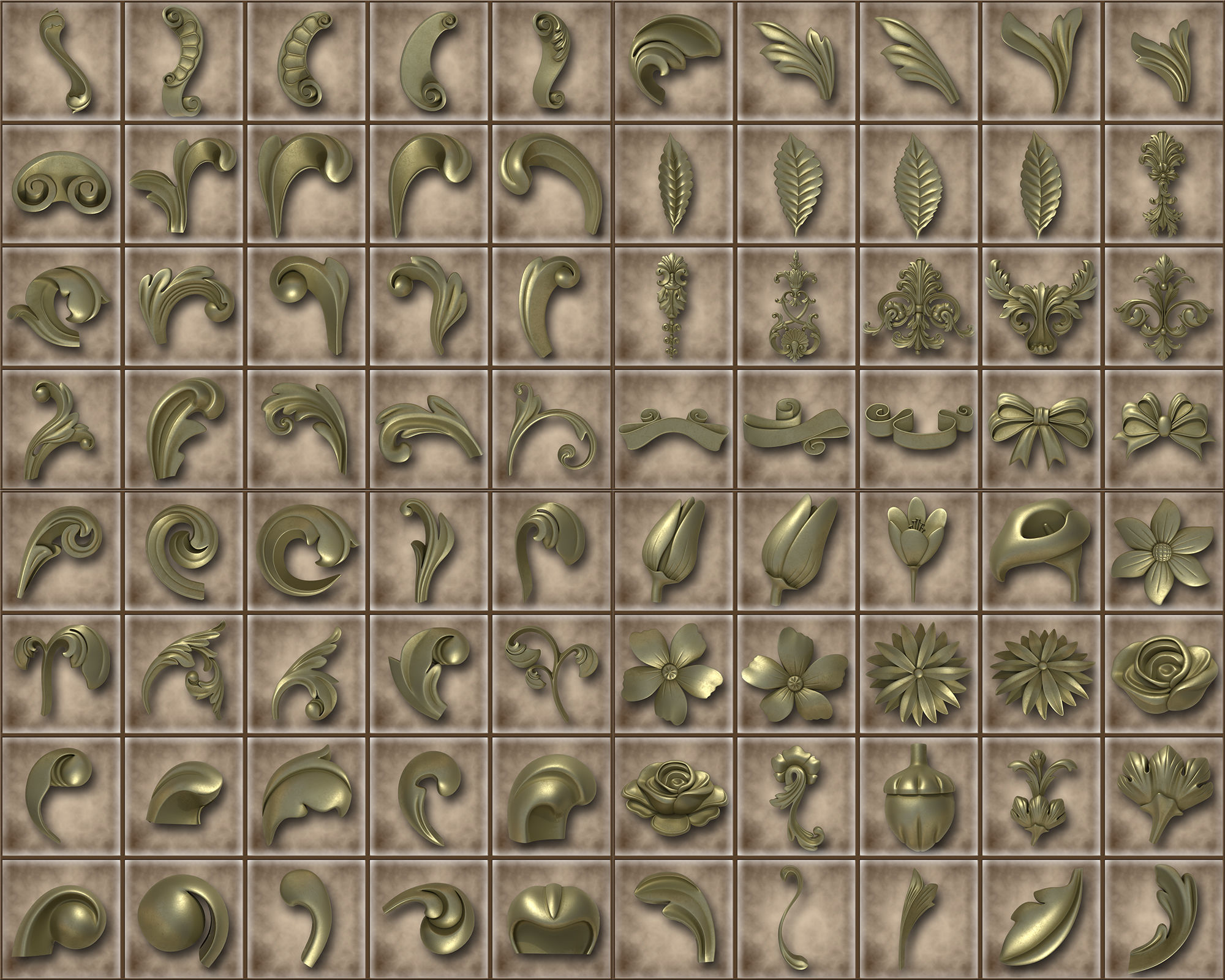 Ornamental Alphas Vol 01 Texture_8
