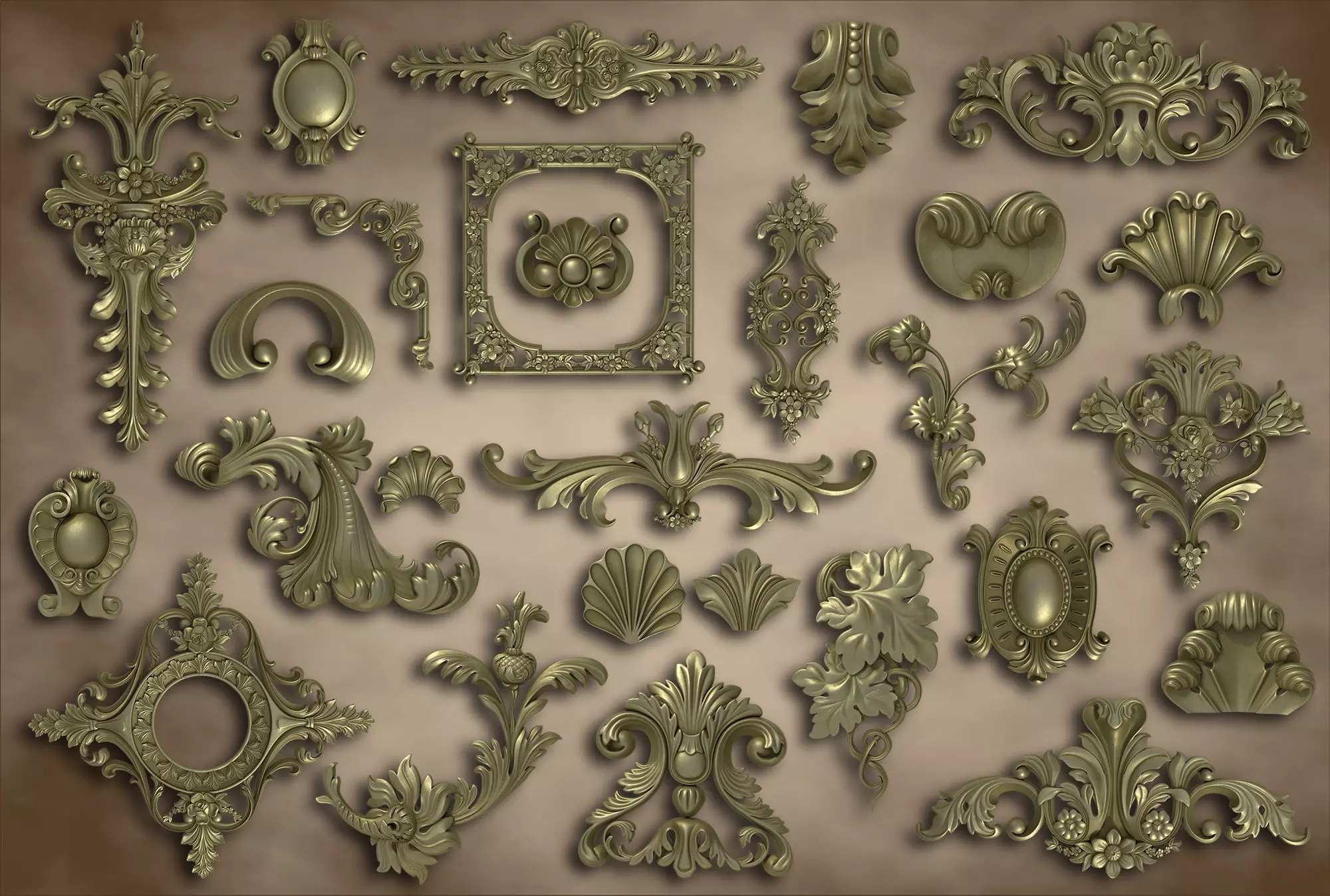 Ornamental Alphas Vol 01 Texture_0