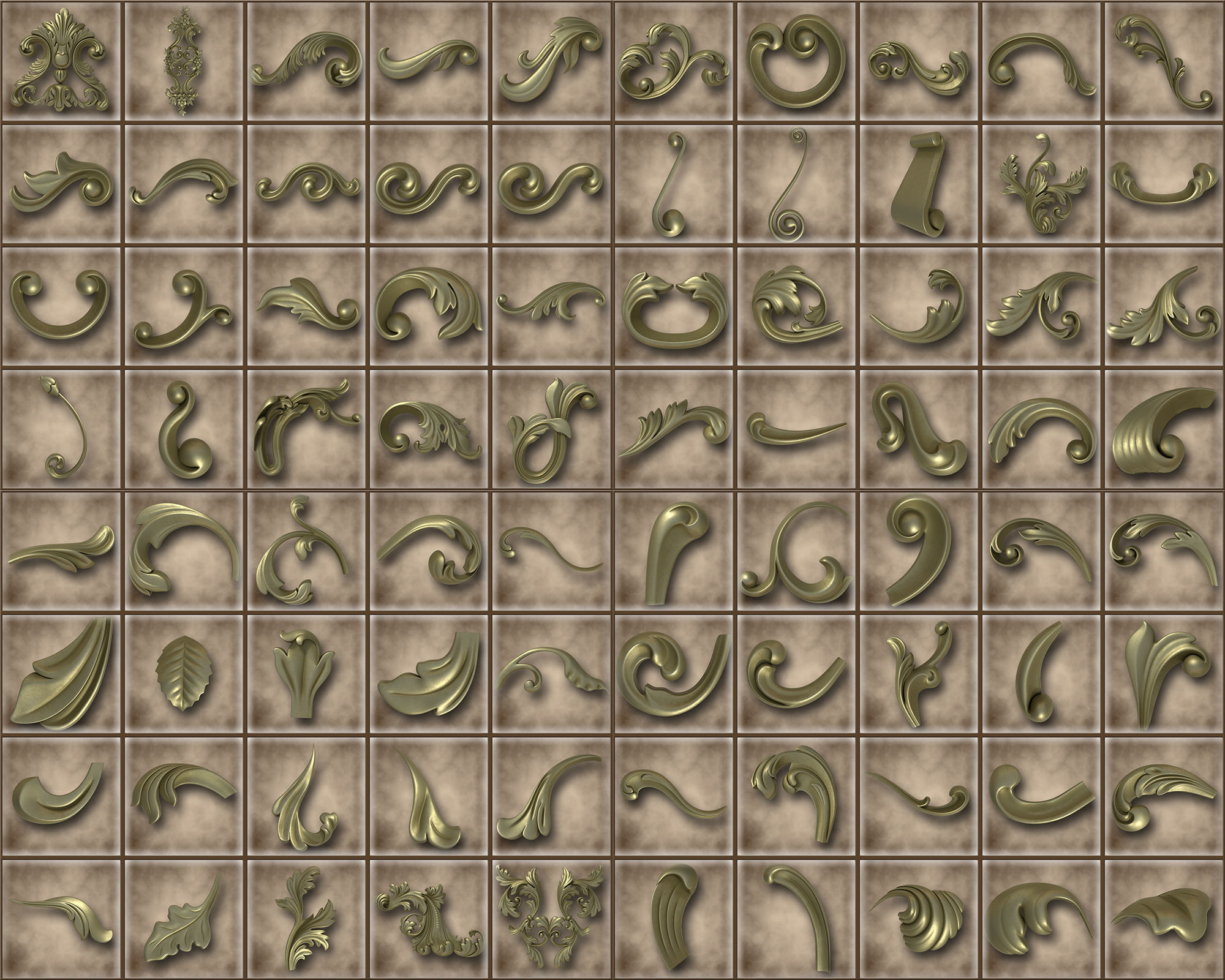 Ornamental Alphas Vol 01 Texture_1