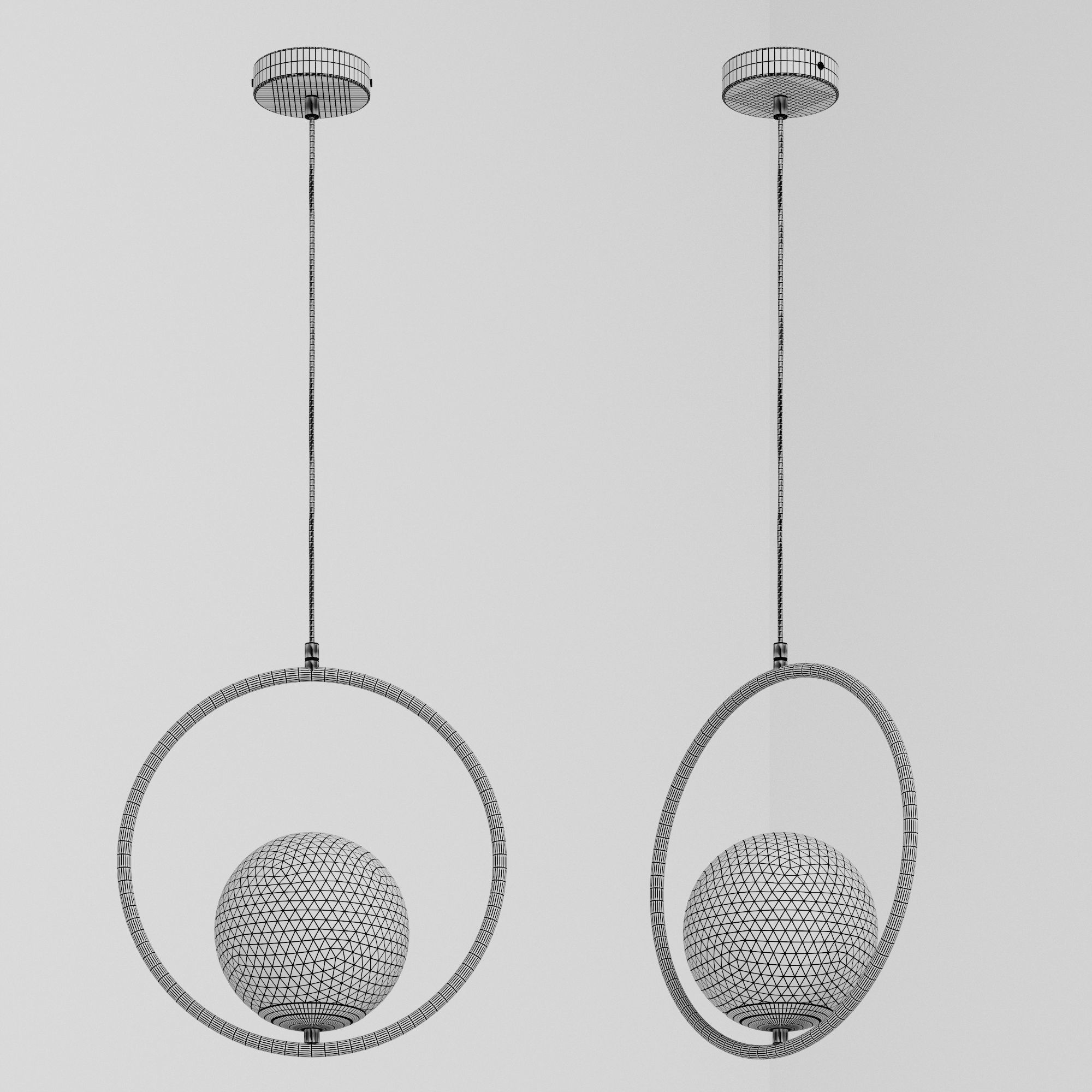 Chandelier Dantone Home Matisse 30 3D model_9