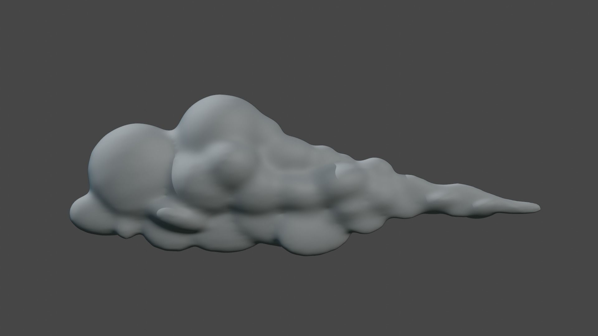 Cloud cartoon blender 3D model | CGTrader