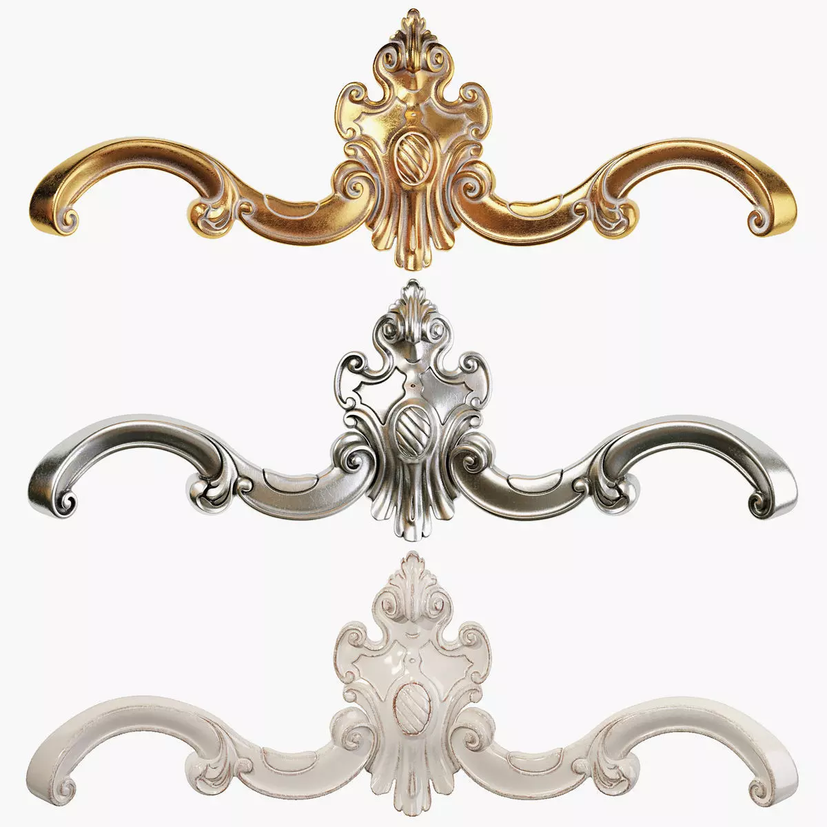 Classic carved 171 3D model_0