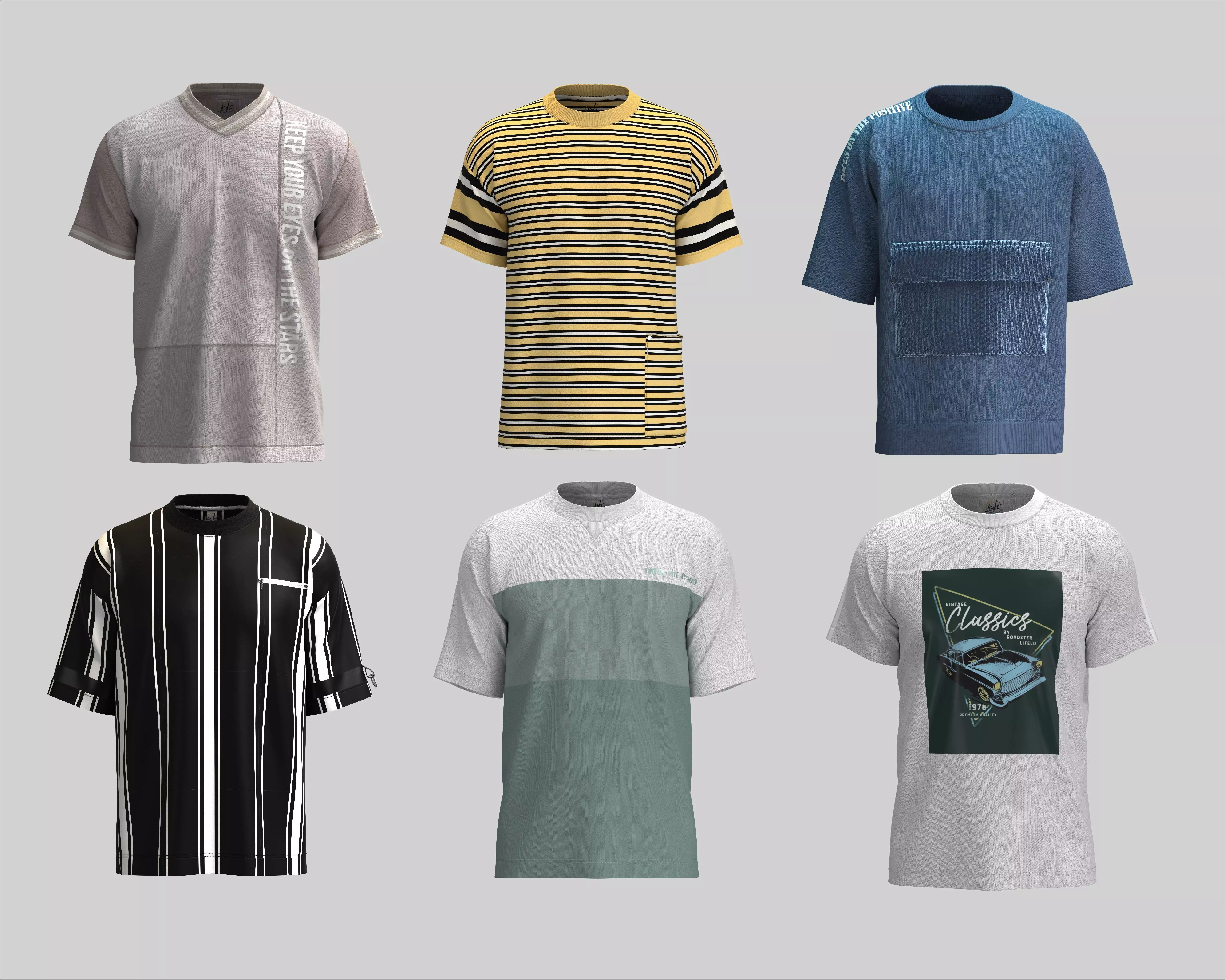 Multi T-Shirt Collection - 6 styles _0