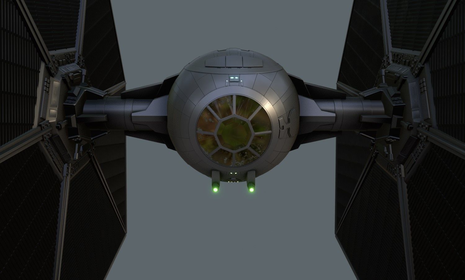 Tie Fighter Star wars 3D model_7