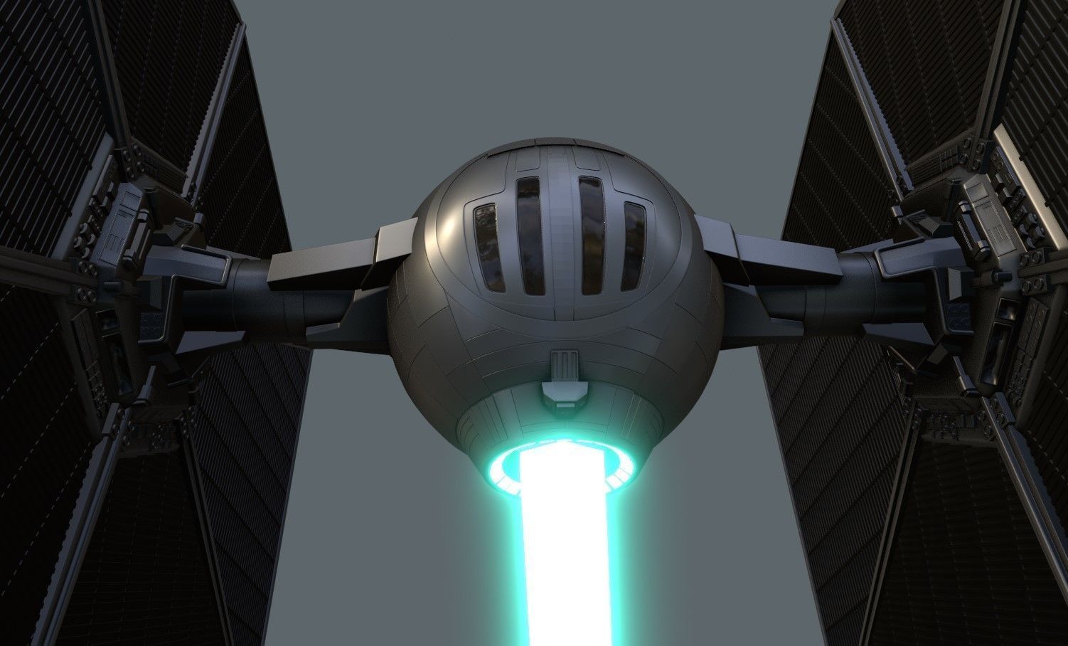 Tie Fighter Star wars 3D model_6