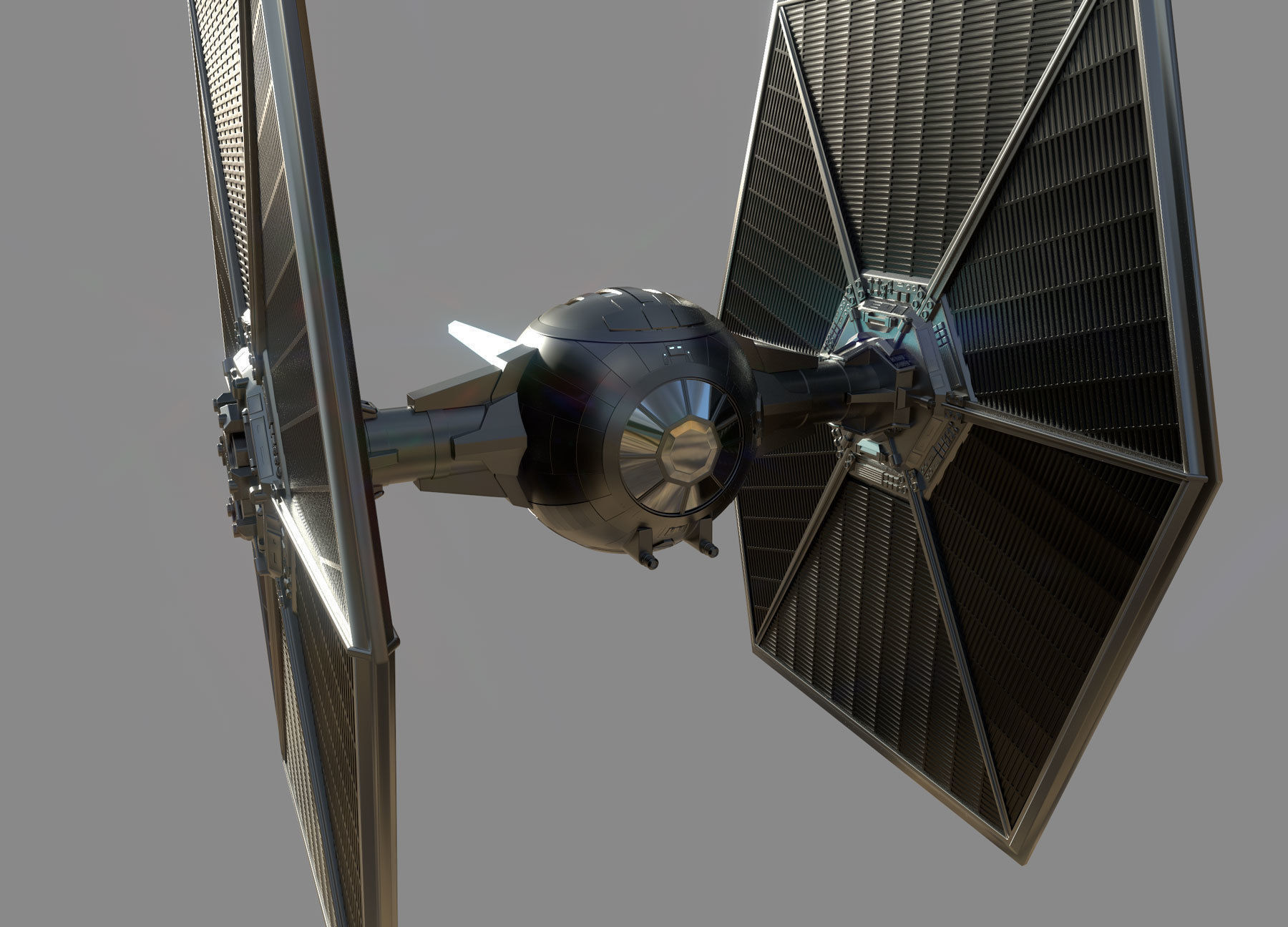 Tie Fighter Star wars 3D model_1