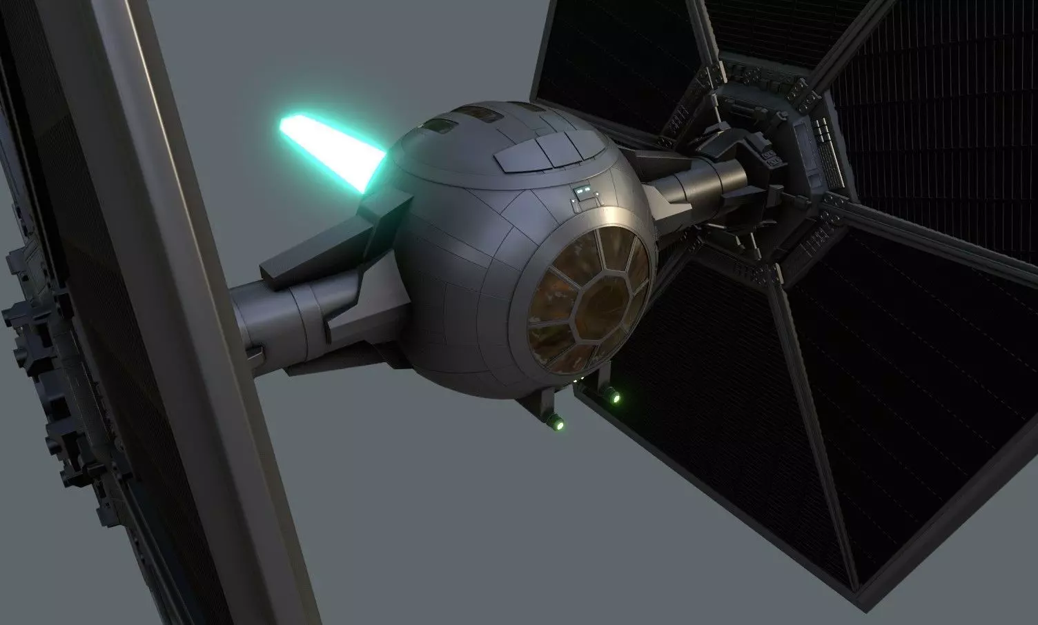 Tie Fighter Star wars 3D model_0