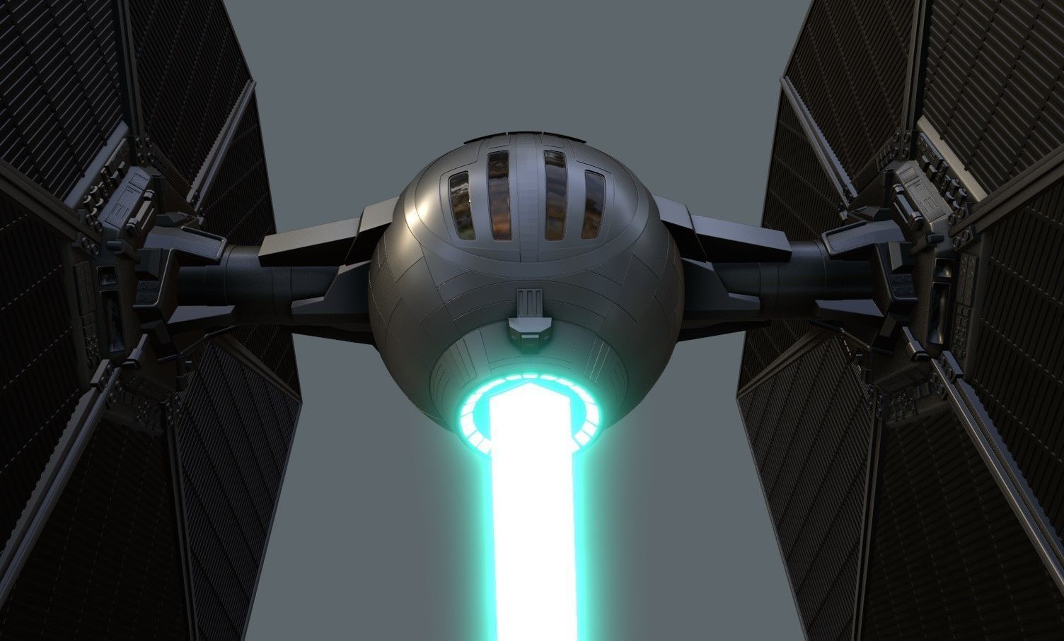 Tie Fighter Star wars 3D model_9