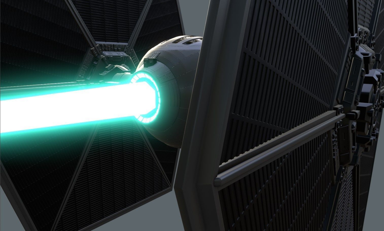 Tie Fighter Star wars 3D model_8