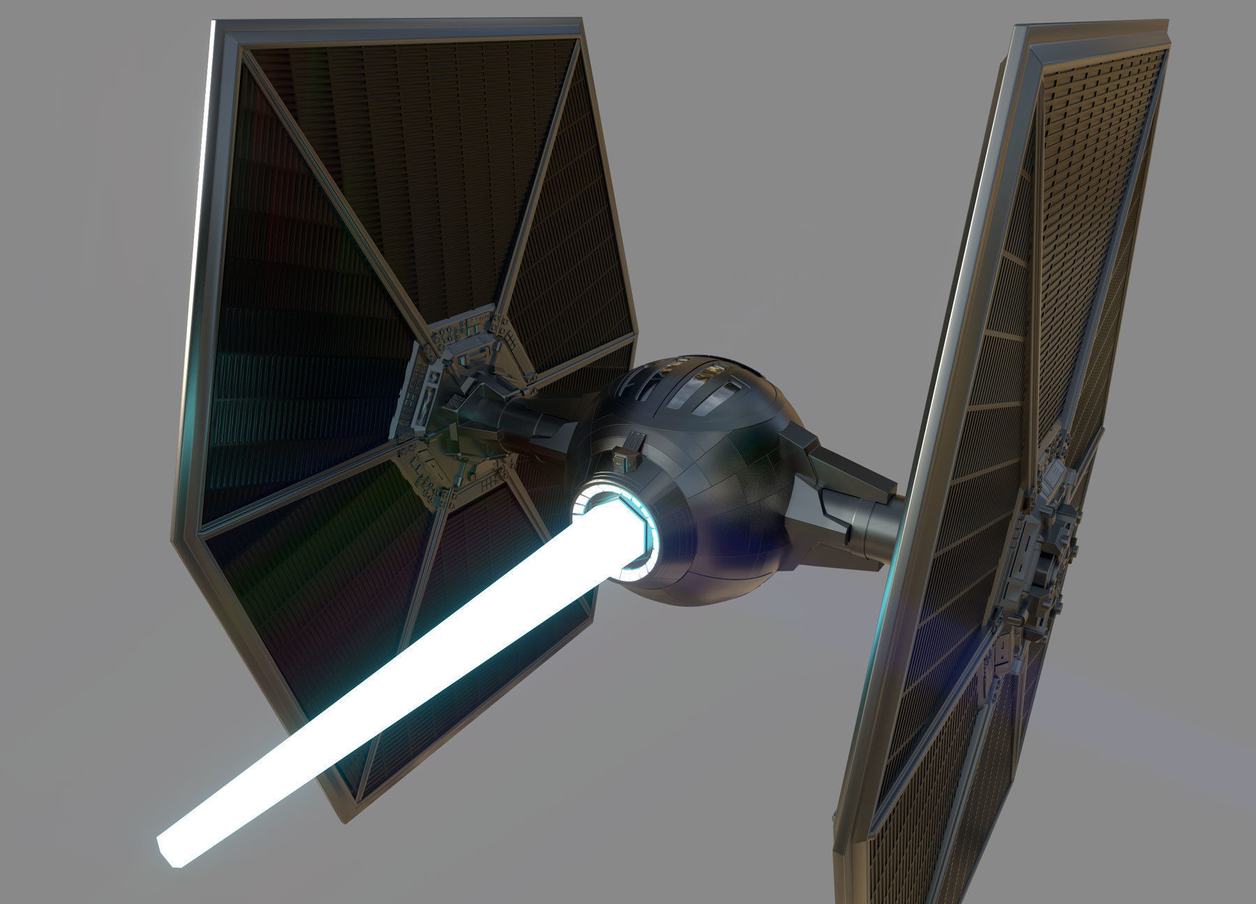 Tie Fighter Star wars 3D model_3