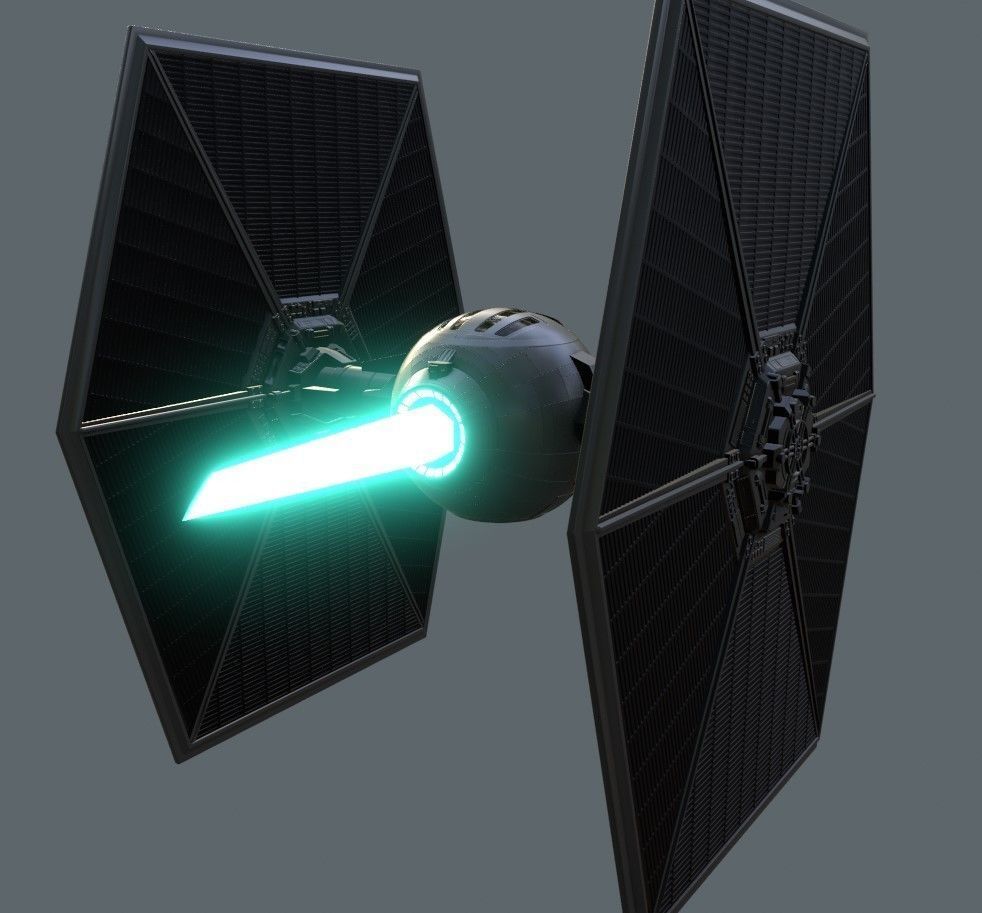 Tie Fighter Star wars 3D model_5