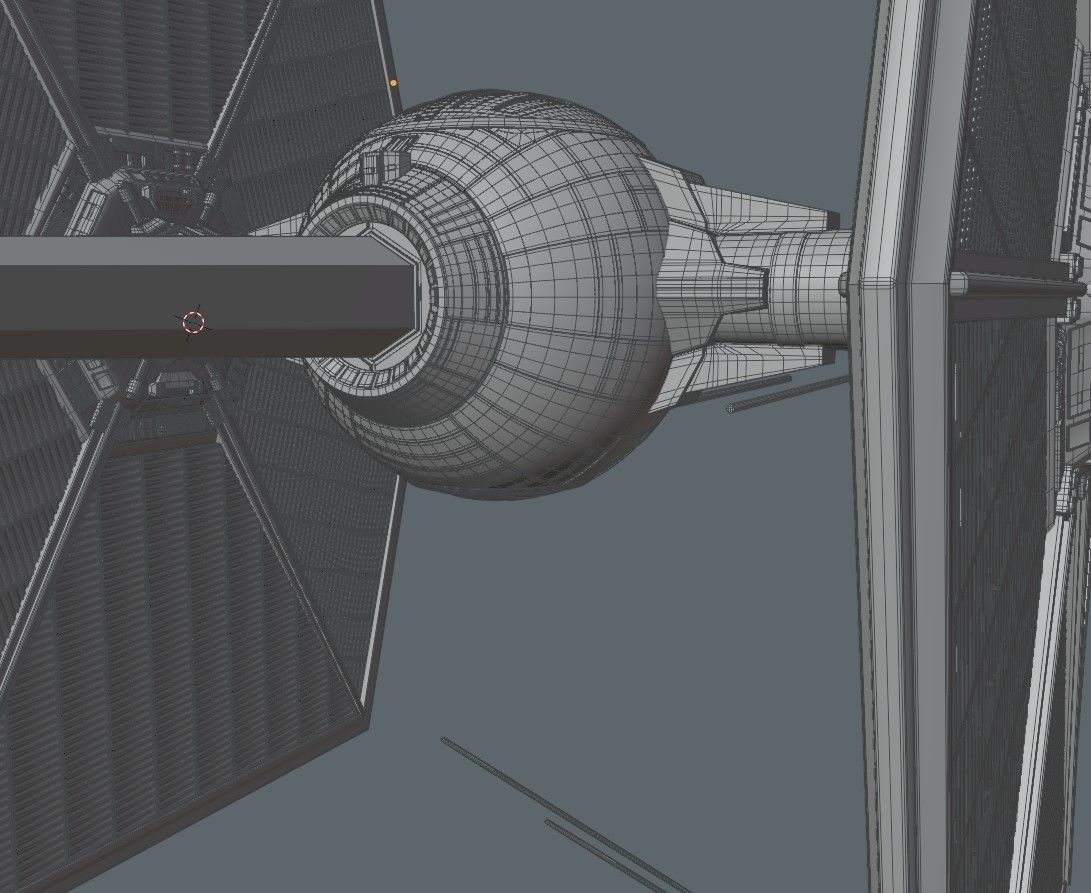Tie Fighter Star wars 3D model_10
