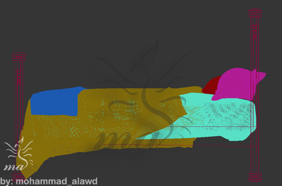 alan cantori bed  3D model_6