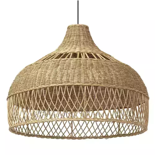 New wicker round tulip skirt rattan light
