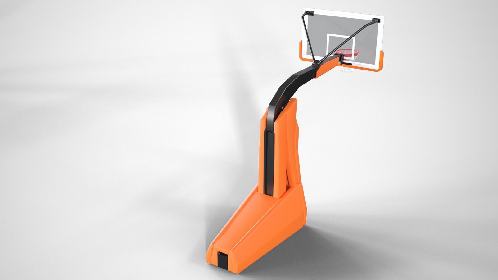 Portable basketball stand 3D model_18