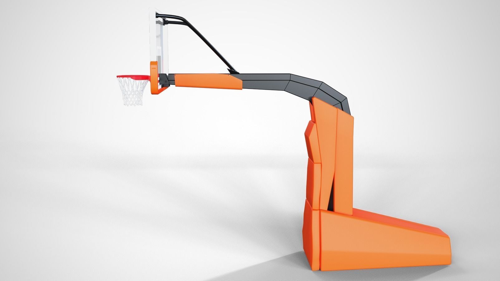 Portable basketball stand 3D model_17