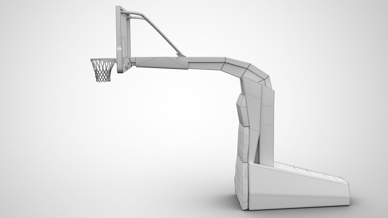 Portable basketball stand 3D model_21
