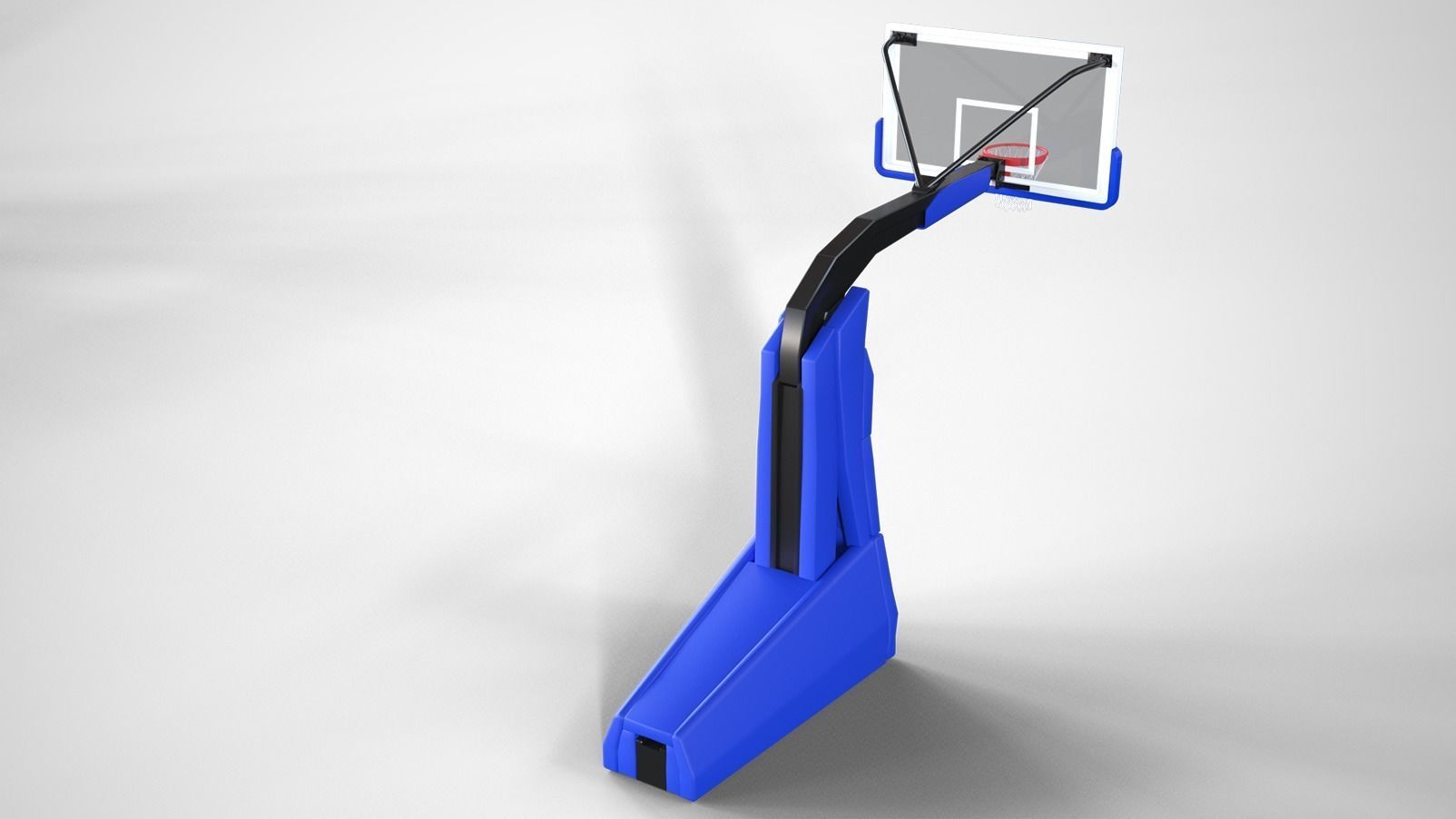 Portable basketball stand 3D model_13
