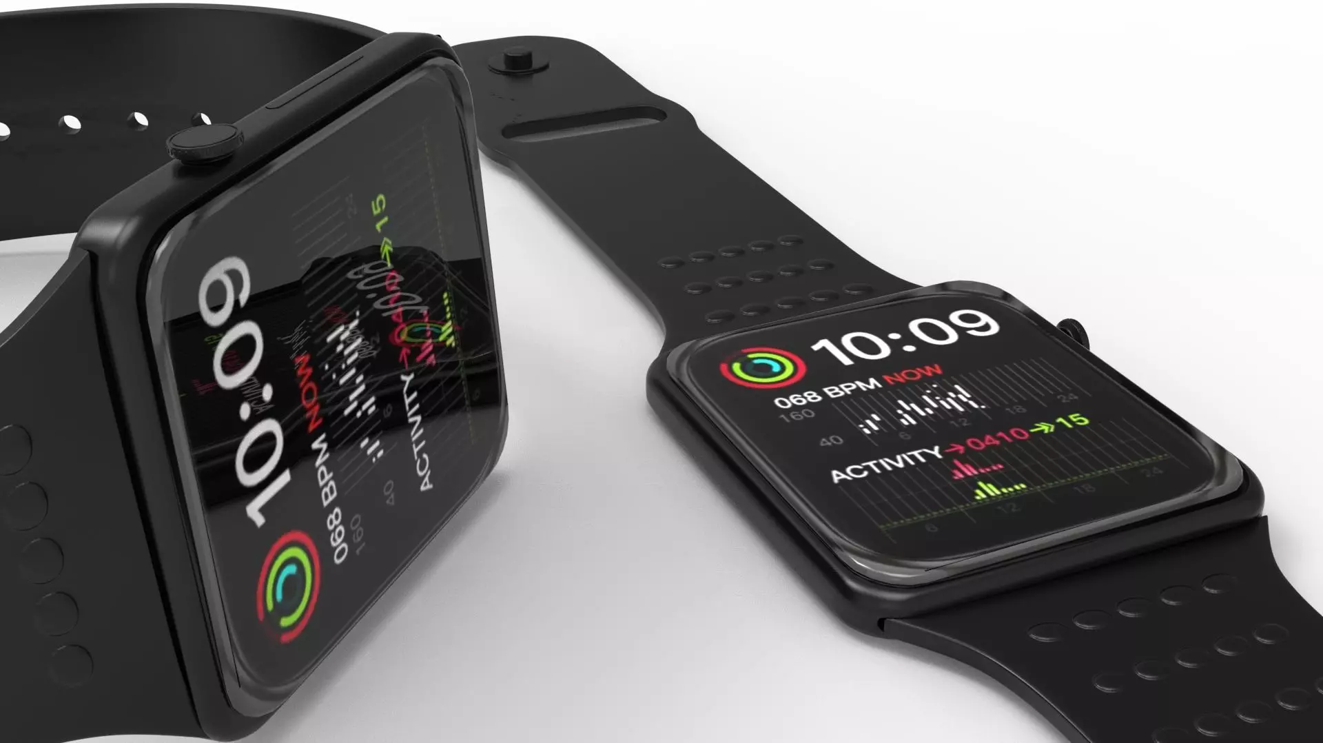 SMART WATCH-BLACK 3D model