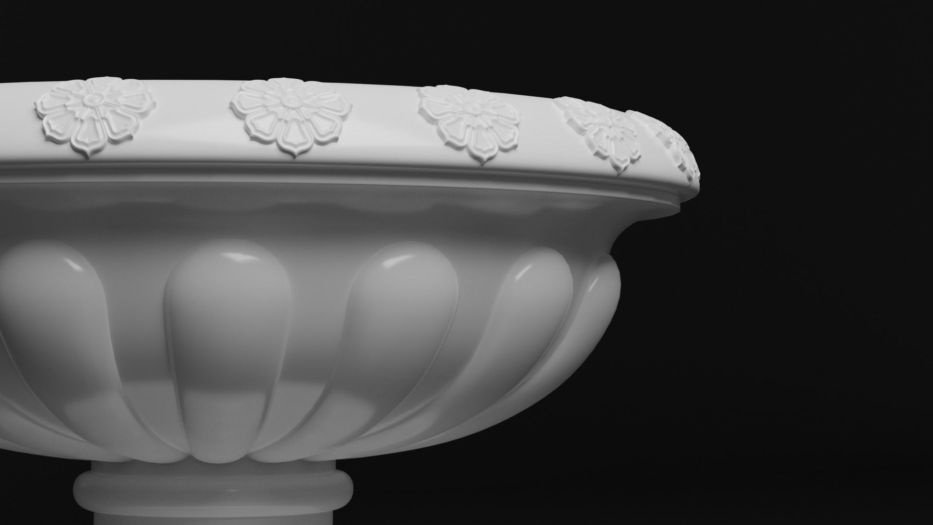 Garden vase 3D model_4