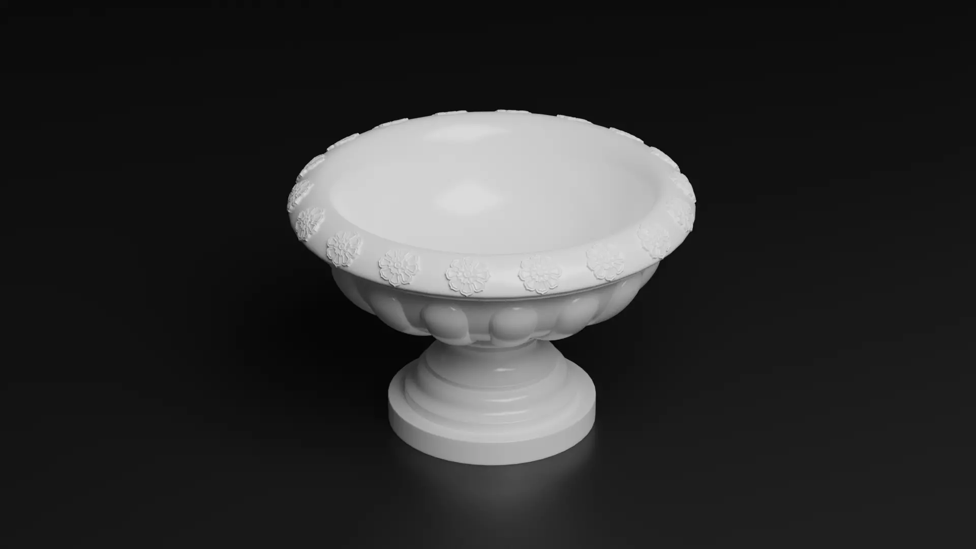 Garden vase 3D model_0