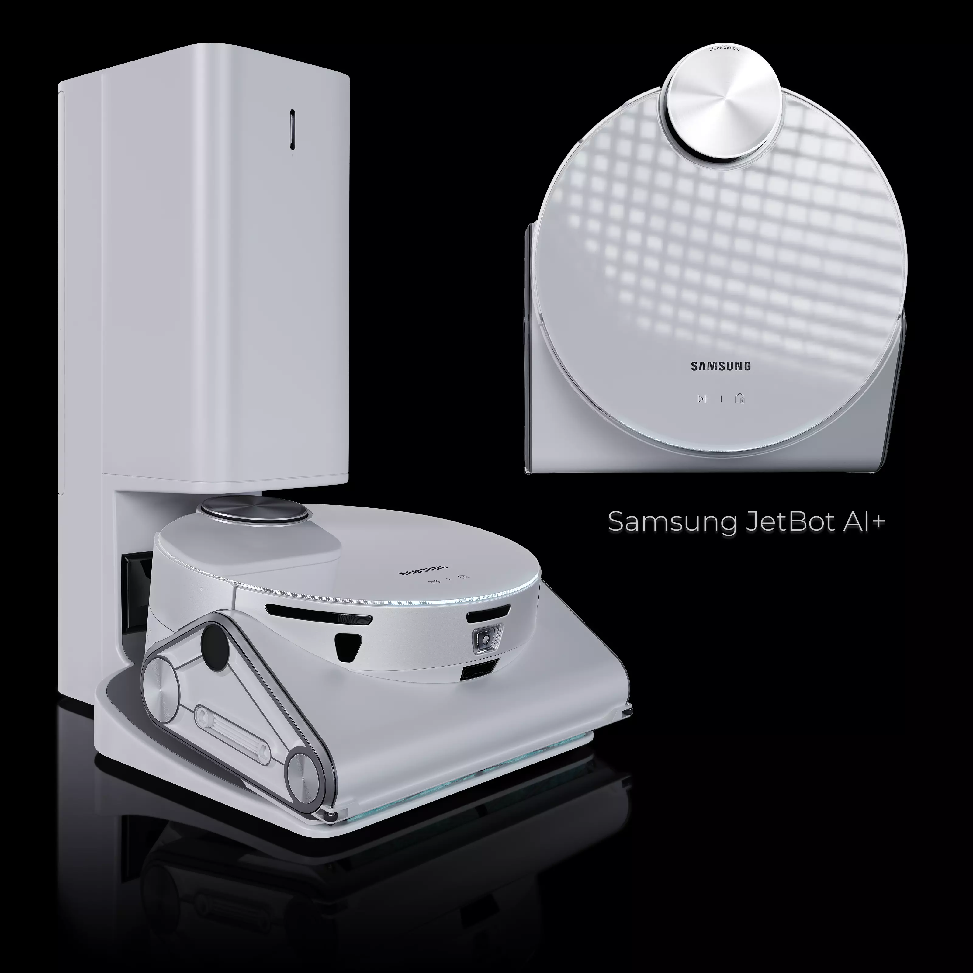 Samsung Jet Bot AI Robot Vacuum Cleaner 3D model_0