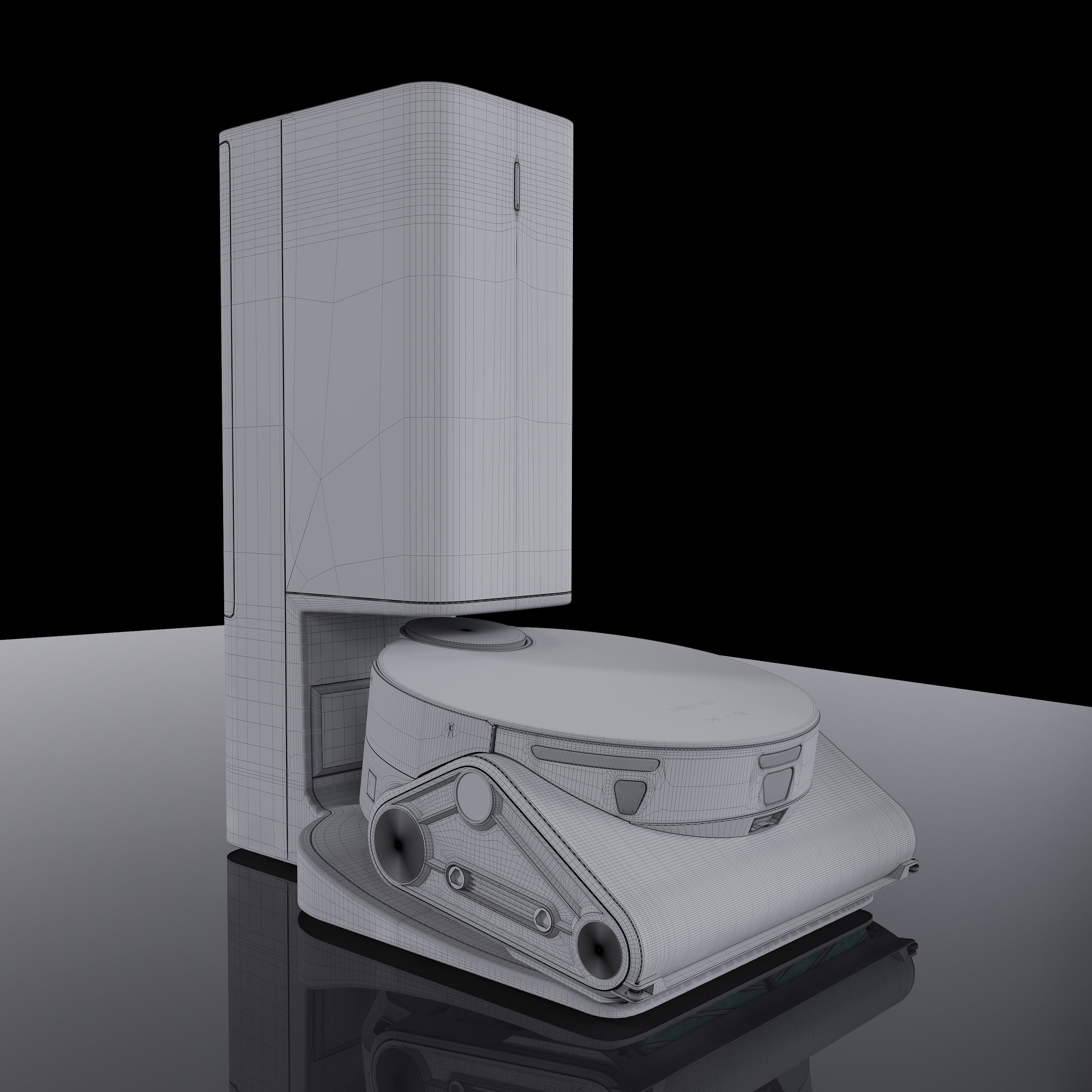 Samsung Jet Bot AI Robot Vacuum Cleaner 3D model_4