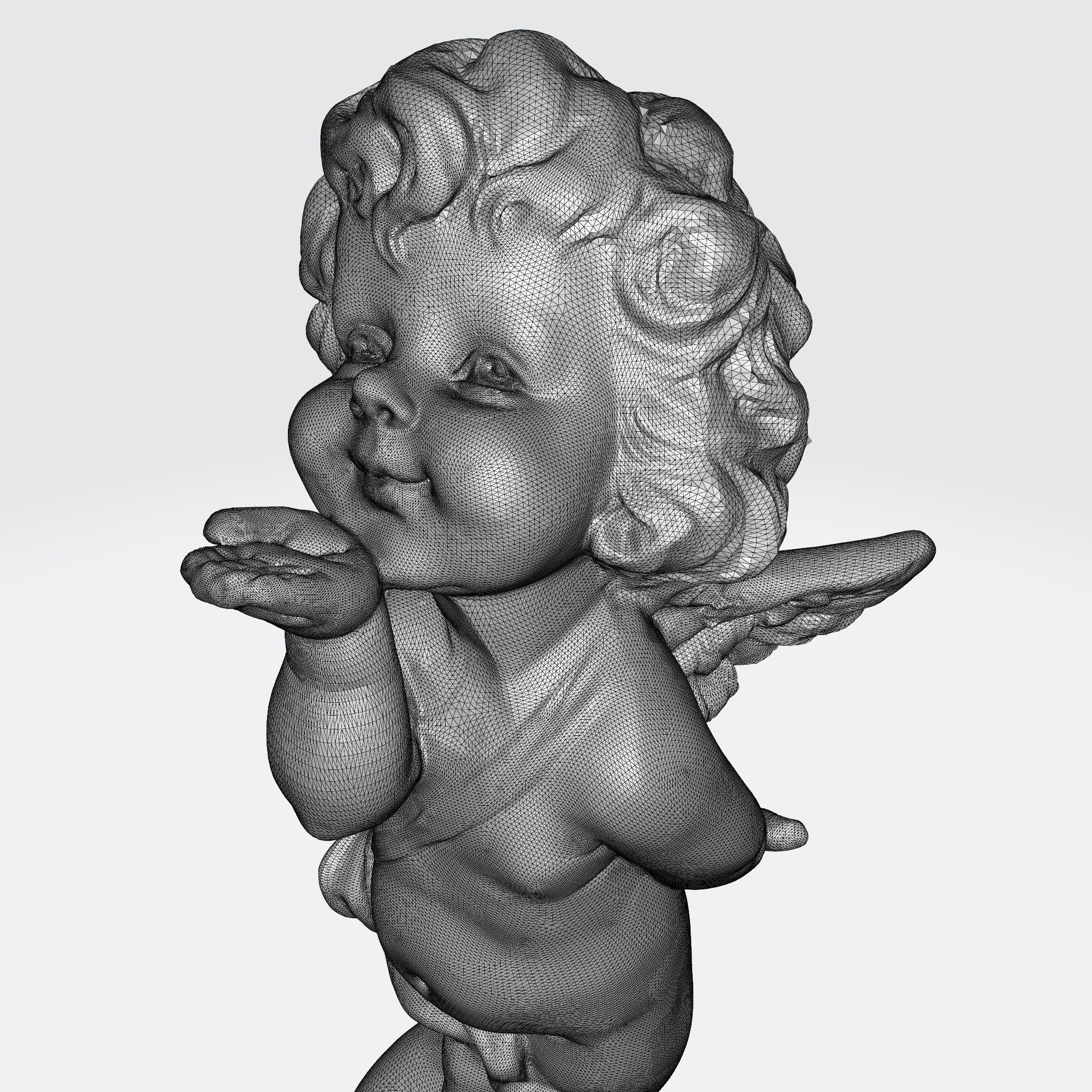 ANGEL BABY MODEL 4 3D print model_9