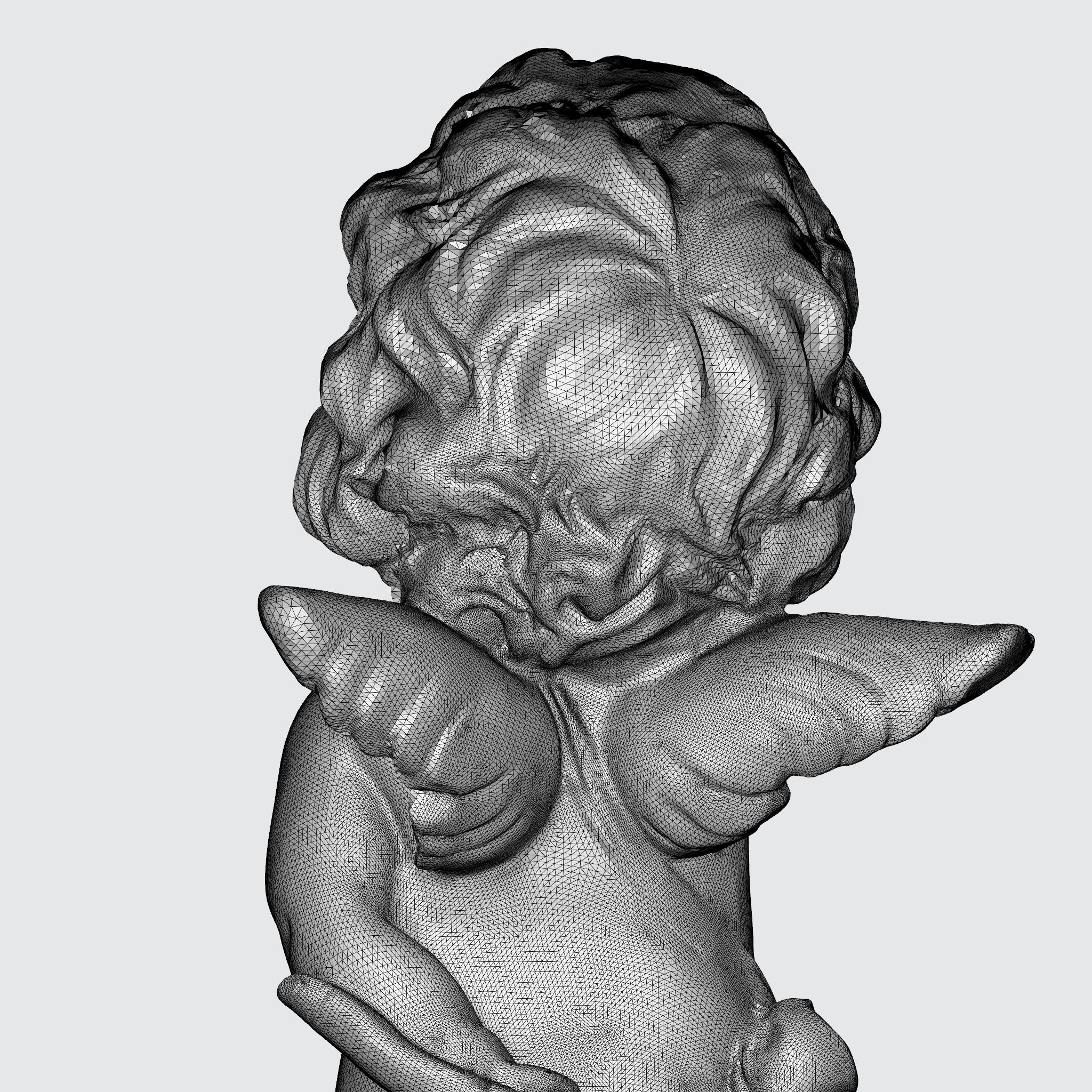 ANGEL BABY MODEL 4 3D print model_11