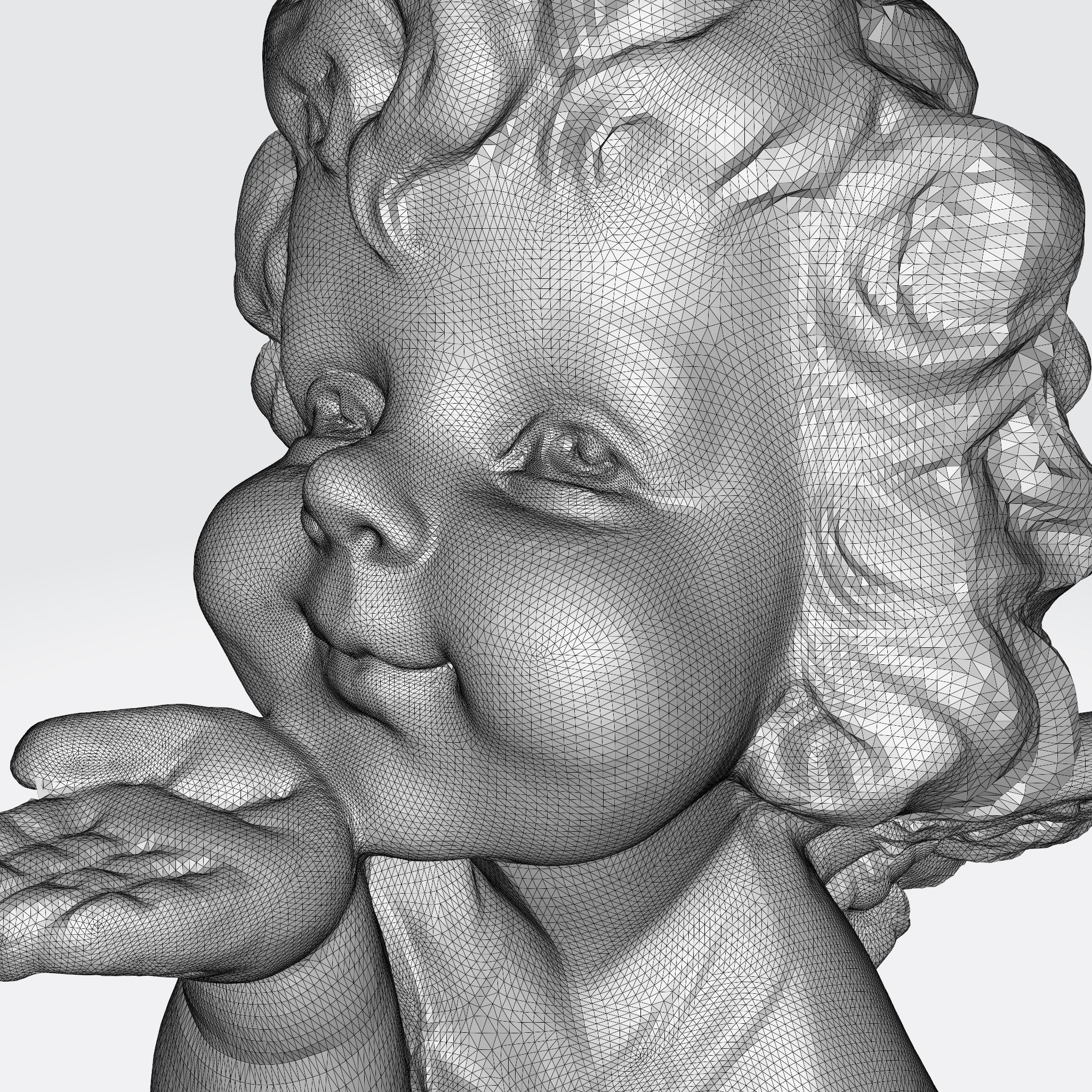 ANGEL BABY MODEL 4 3D print model_10