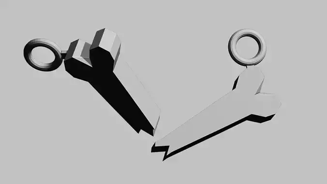 A Broken bone for your keychain