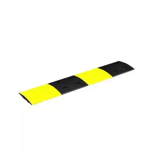 Black And Yellow Rubber Road Bump