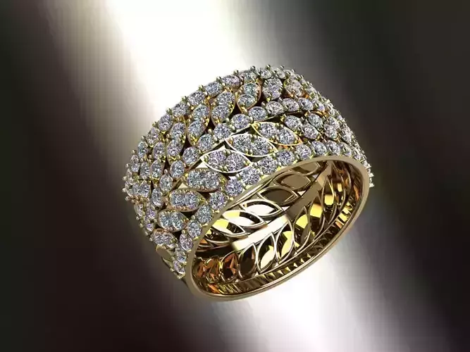 diamond ring new design cad file