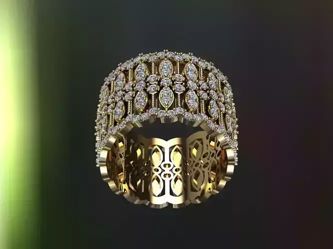 diamond ring New cad design 