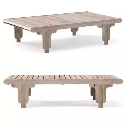 Eva wooden coffee table EV11 by Bpoint Design 