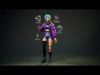 Jacket Girl - Game Ready Low-poly 3D model_1