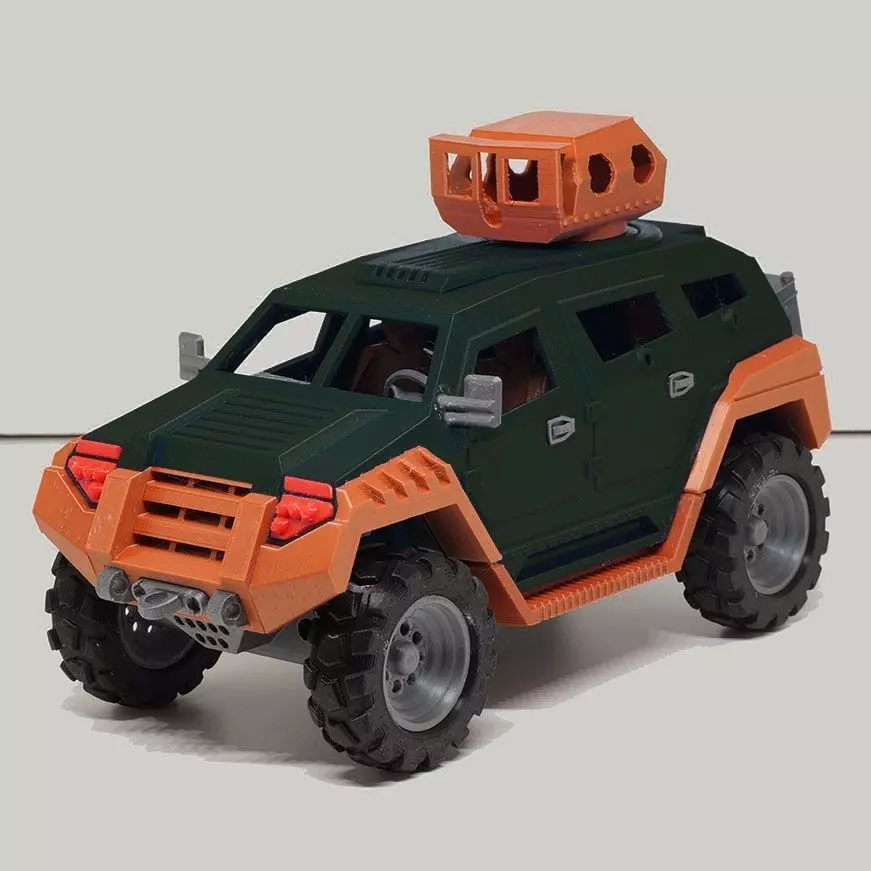 Armored swat combat vehicle  Free 3D print model_0