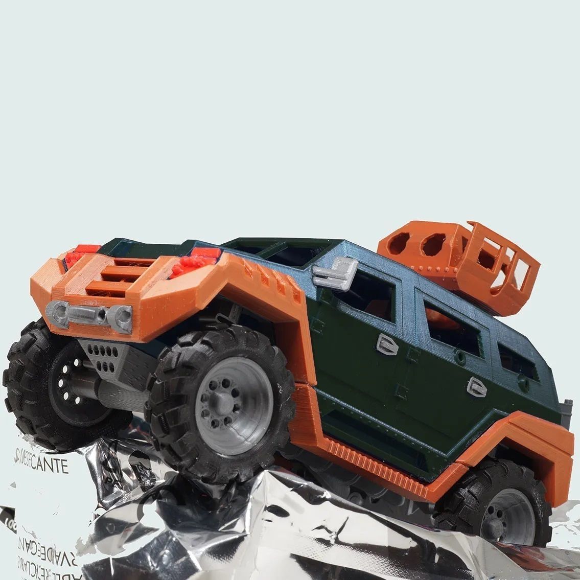 Armored swat combat vehicle  Free 3D print model_3