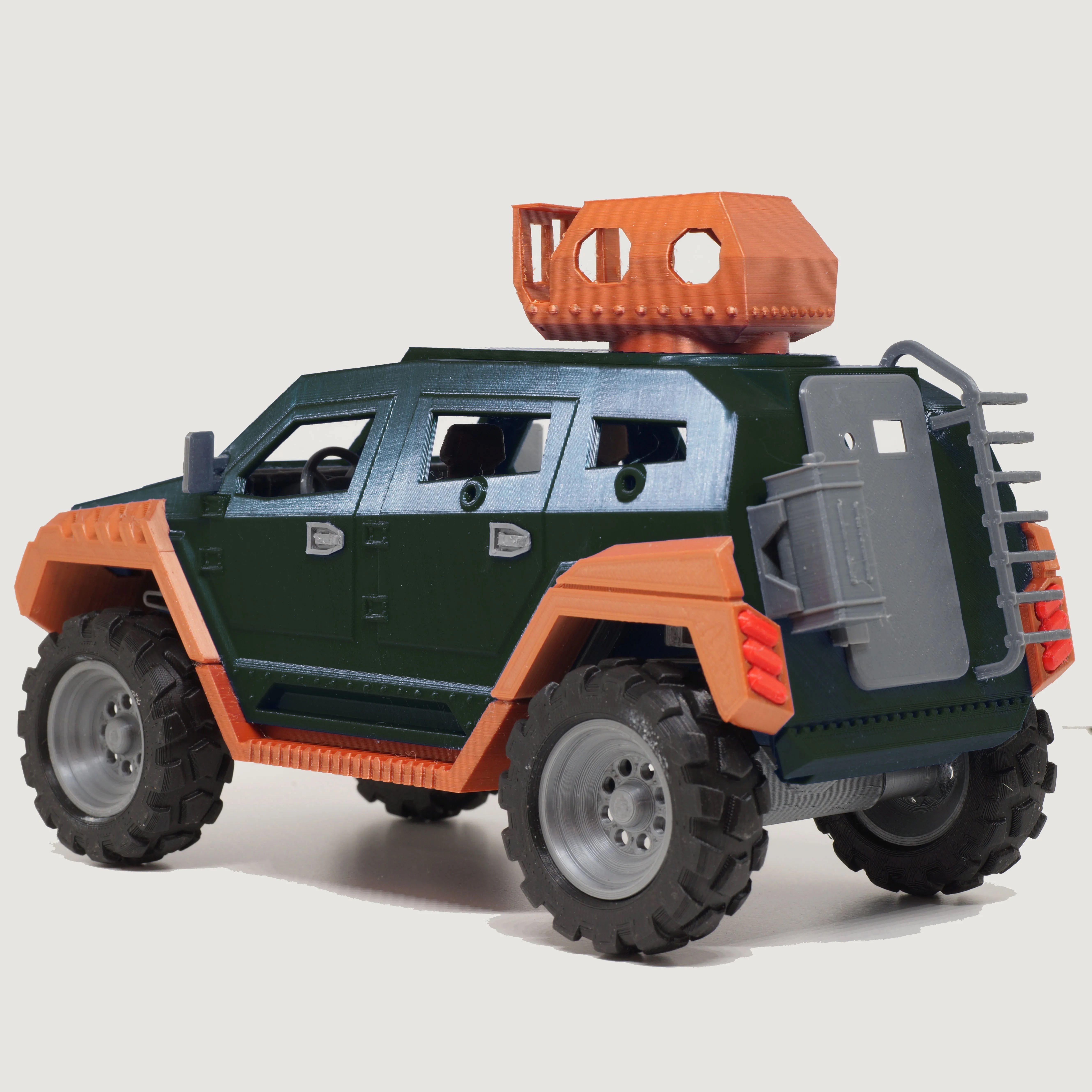 Armored swat combat vehicle  Free 3D print model_2