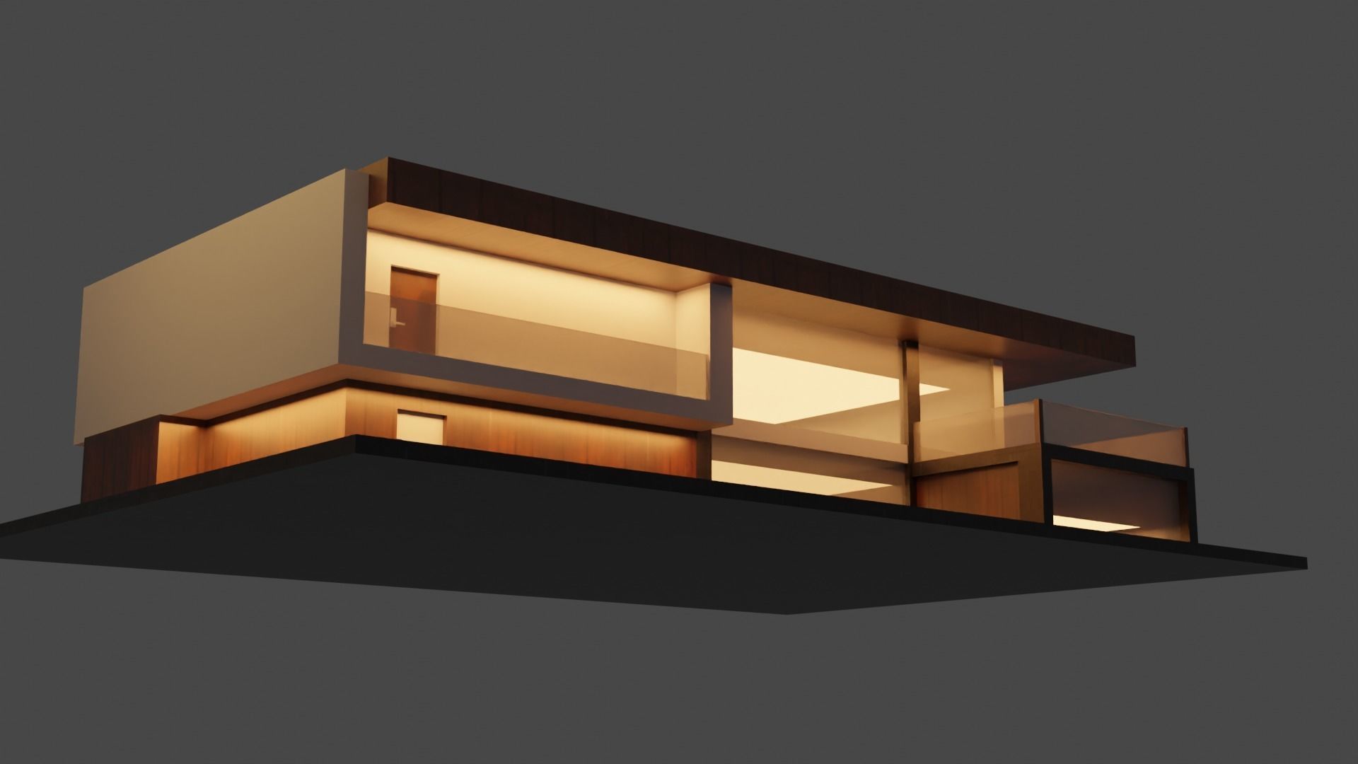 Exterior design Low-poly 3D model_13