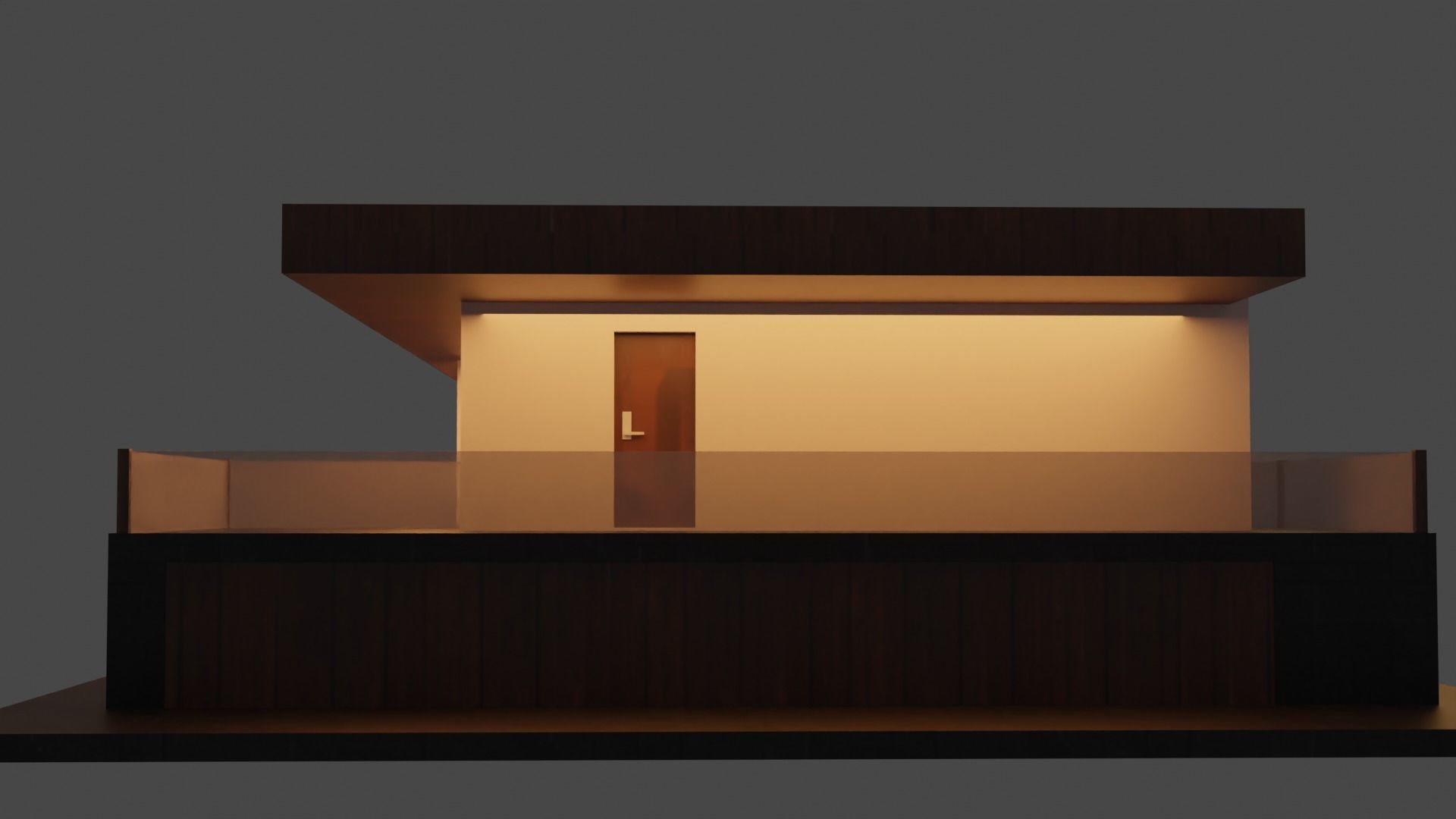 Exterior design Low-poly 3D model_15