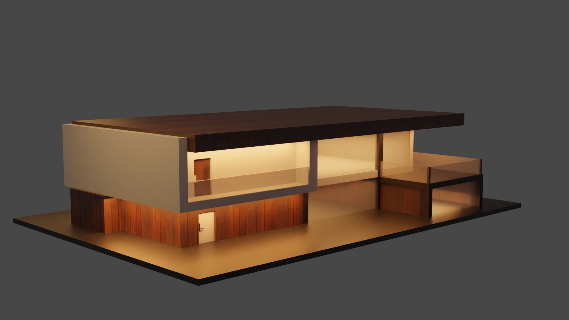 Exterior design Low-poly 3D model_12