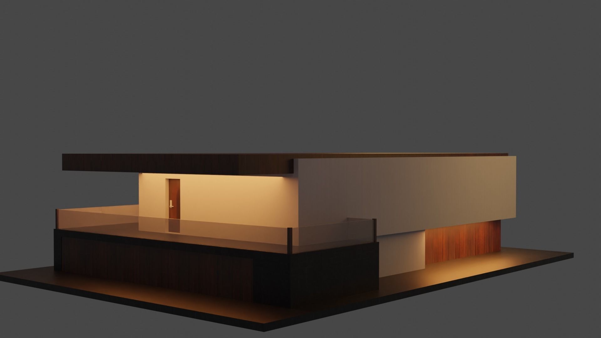 Exterior design Low-poly 3D model_10