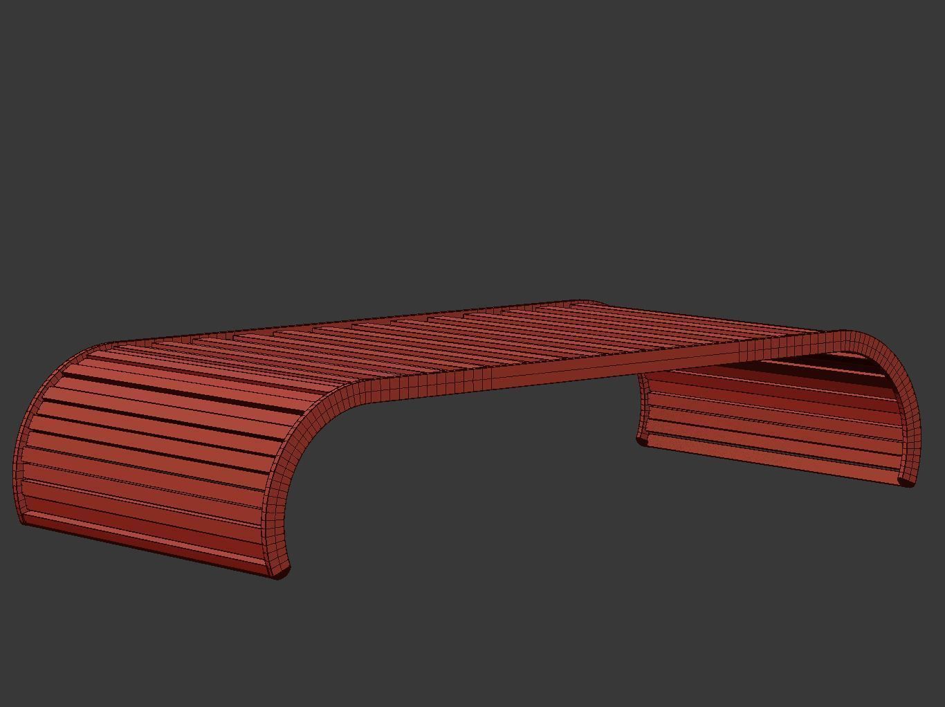 Eva wooden coffee table EV14 by Bpoint Design  3D model_4