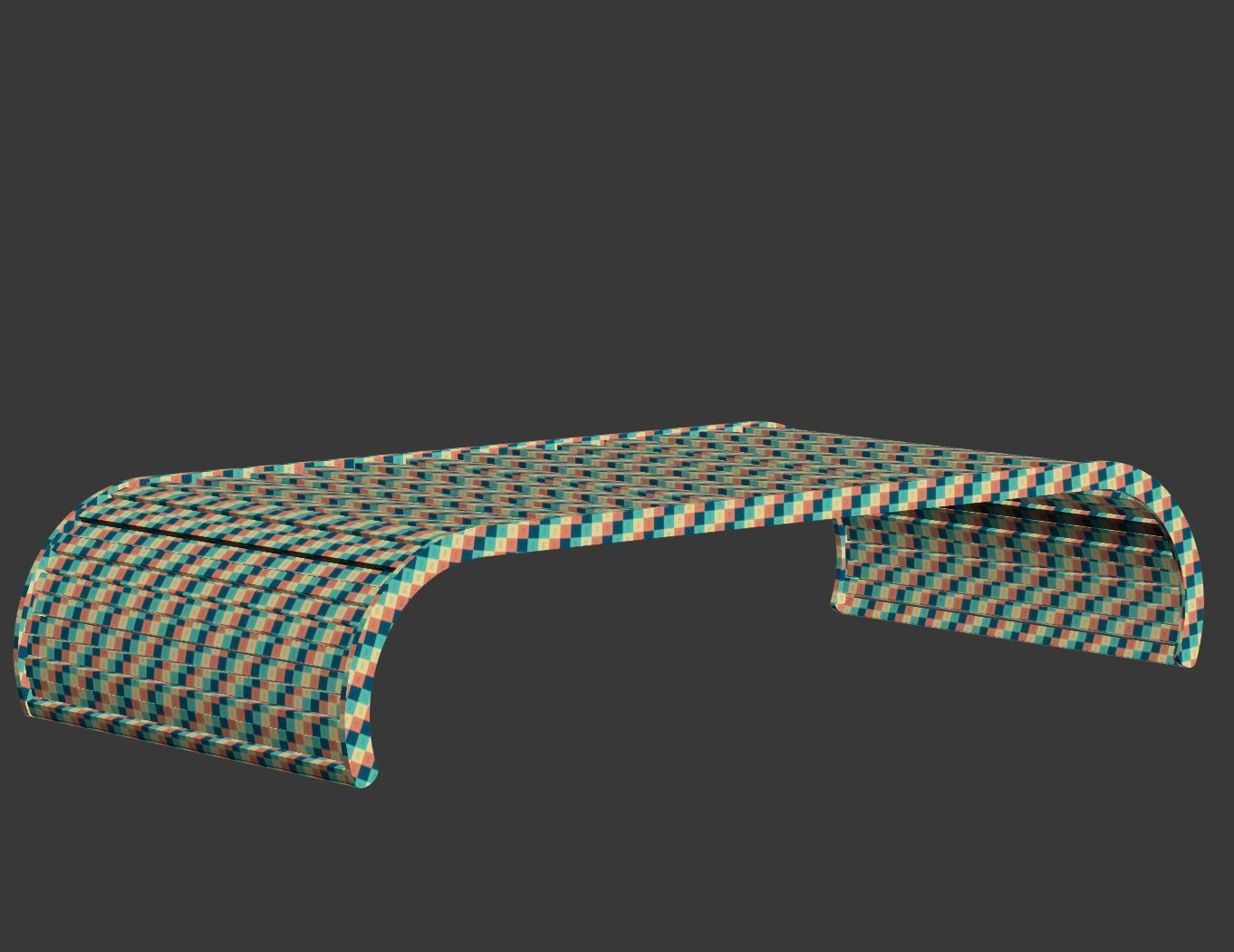 Eva wooden coffee table EV14 by Bpoint Design  3D model_5