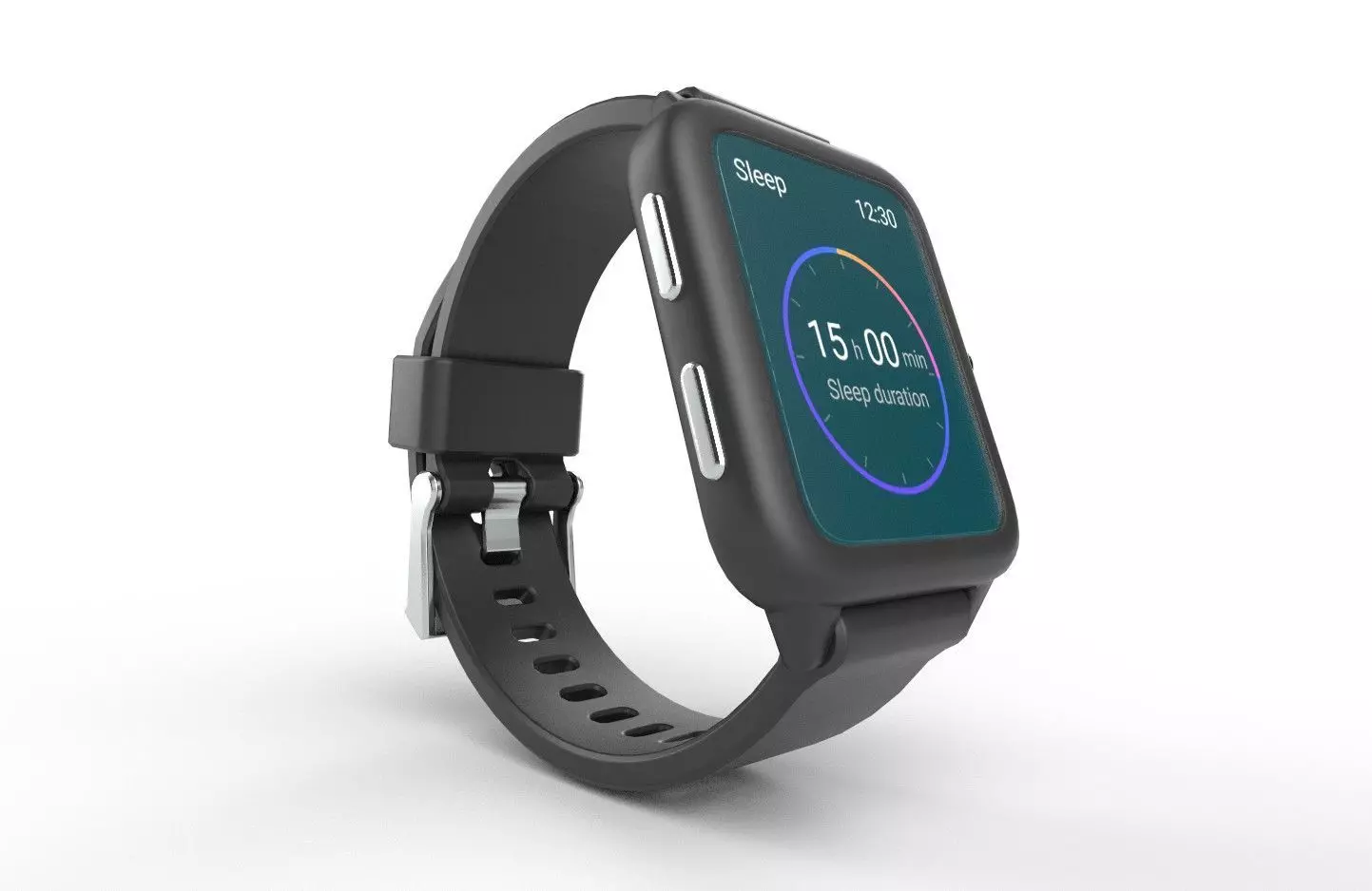 Smart Watch 02 Low-poly 3D model_0