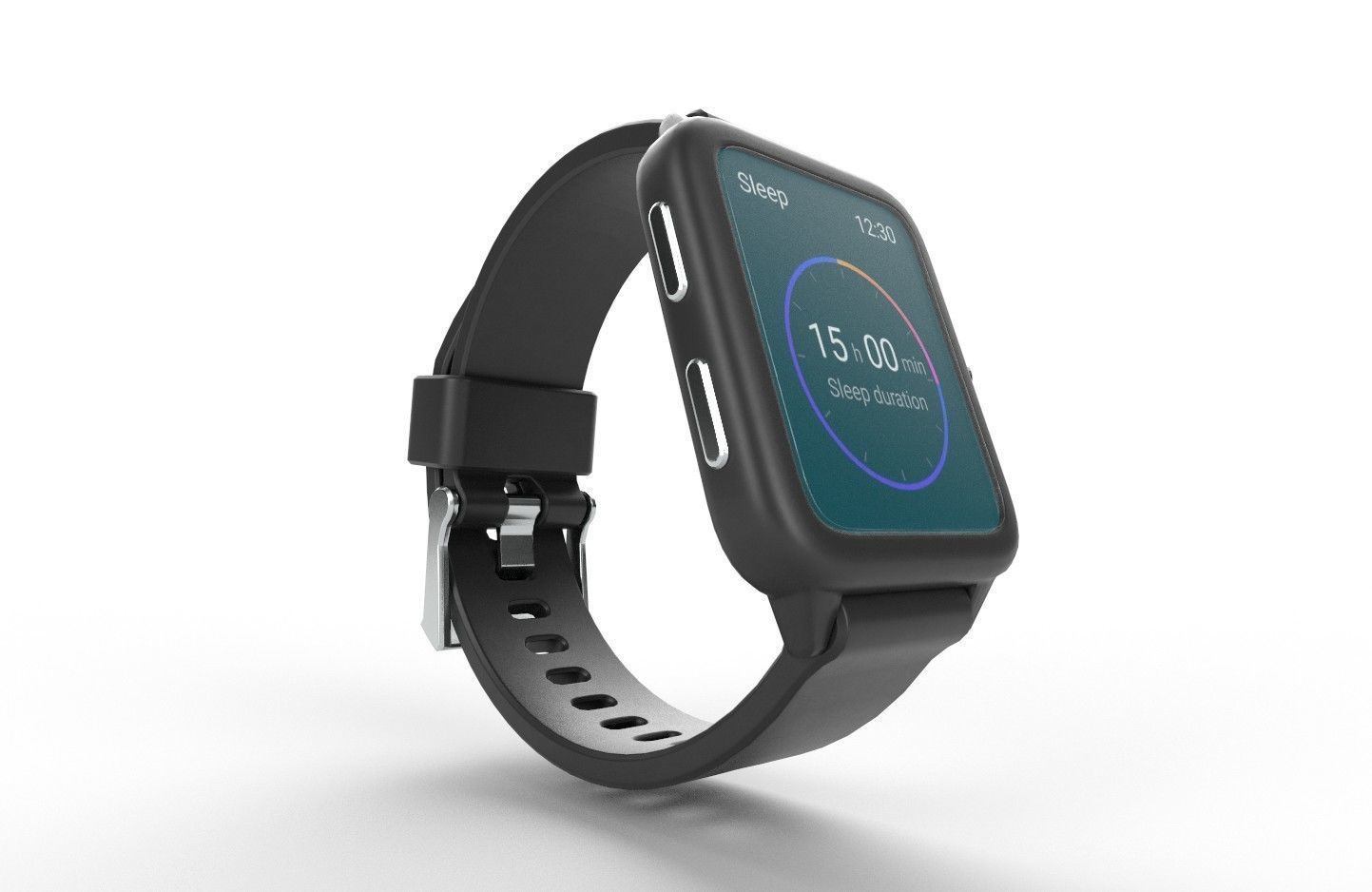 Smart Watch 02 Low-poly 3D model_10